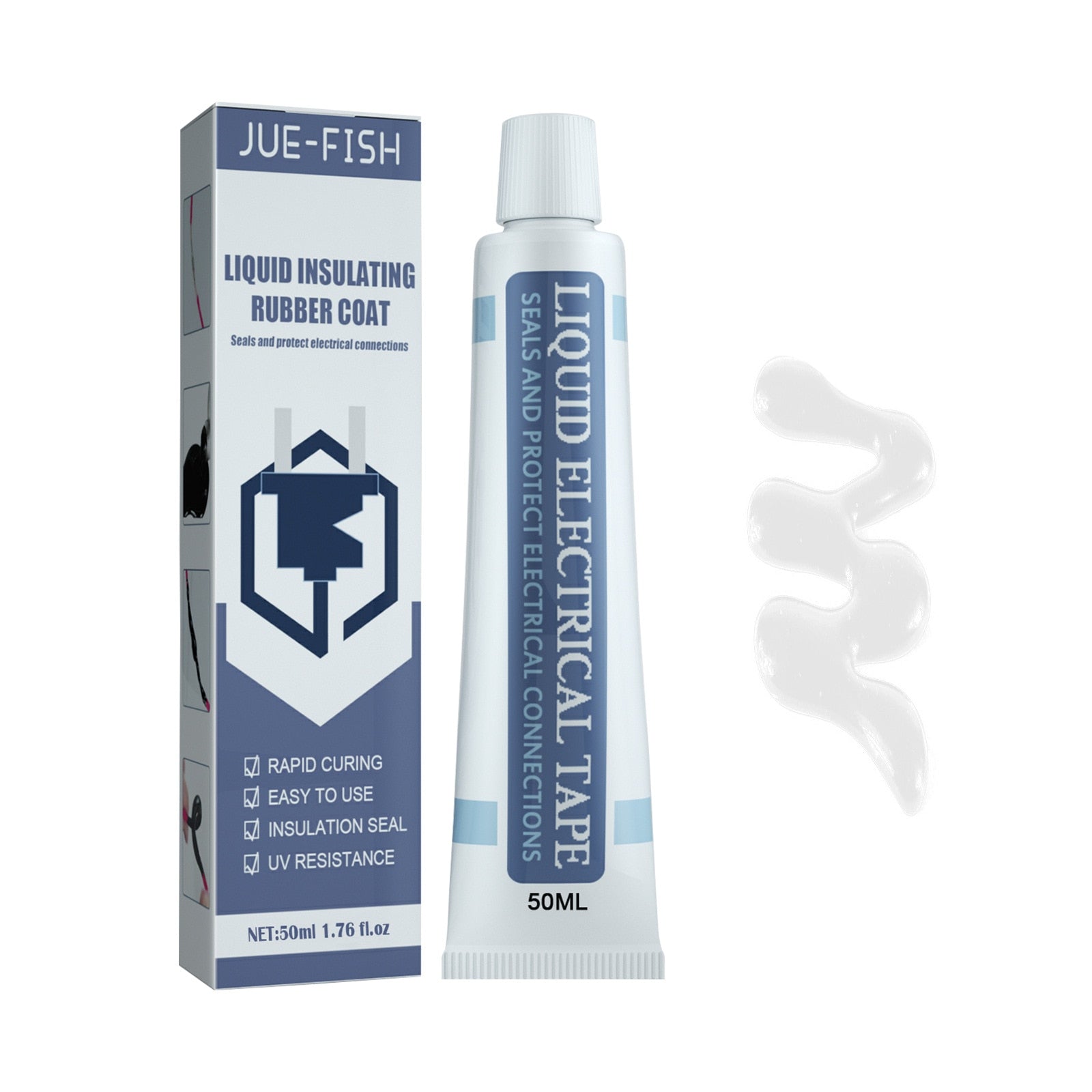 30/50ml Liquid Insulating Tape Repair Rubber Electrical Wire Cable Coat Fix Line - enoughdream.com