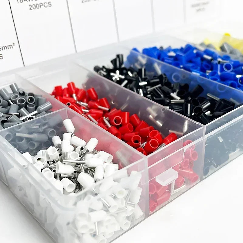 Electrical Tube Insulated Terminal VE Tubular Crimp Terminals