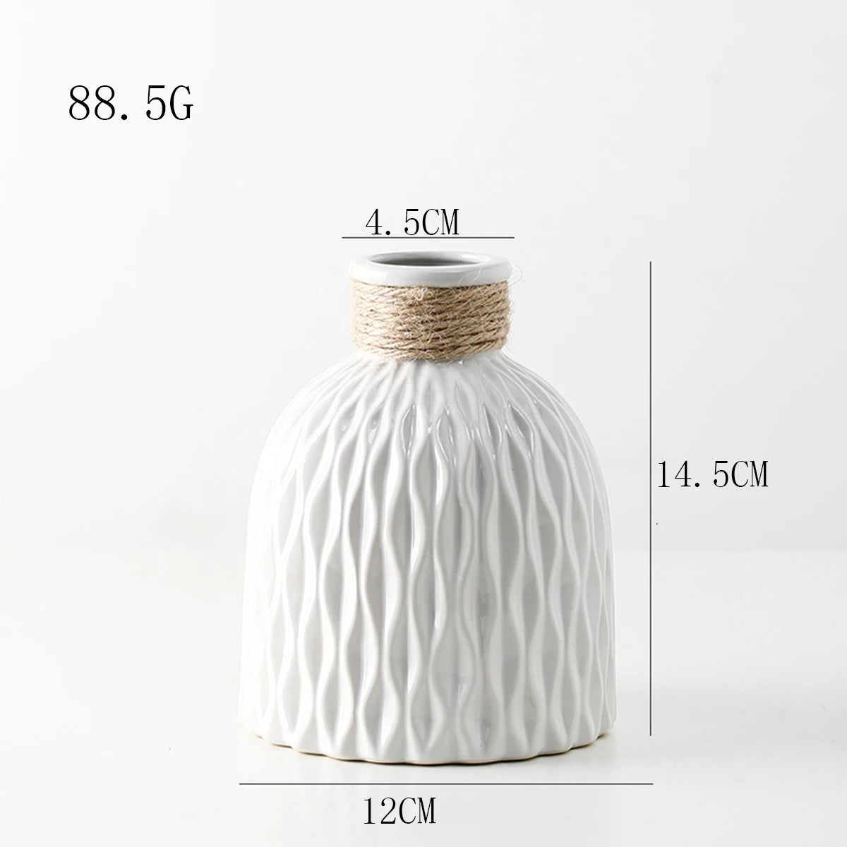 Water Ripple Plastic -  Vase Modern Nordic Home  Decoration