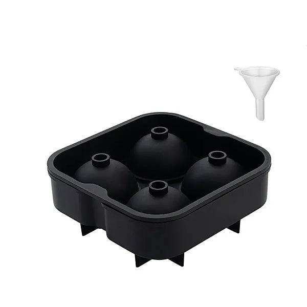 Large spherical gel shapes with a size of 4/8 for easy insertion and removal.