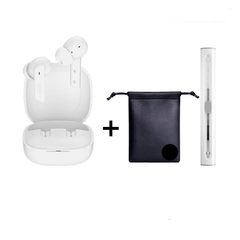 QCY HT05 ANC Wireless Earphone 40dB Noise Cancelling Bluetooth 5.2 Headphone - enoughdream.com