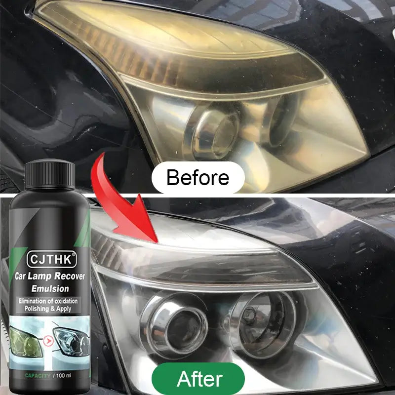 Car Headlight Restoration Polishing Kits - Paste Remove Oxidation Headlight Polish Liquid