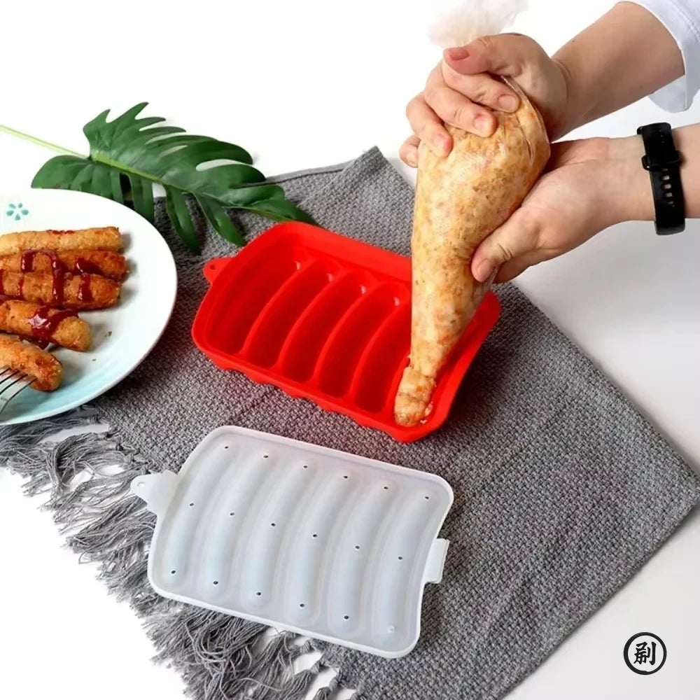 Tool Home Made Hot Dog Ham Sausage Baking Mold