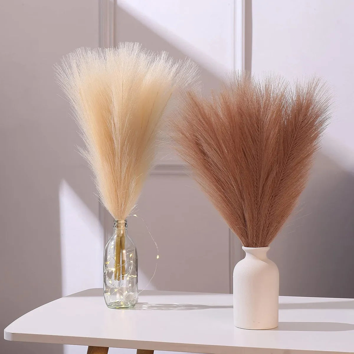 Pampas grass artificial plant for home and garden decoration.