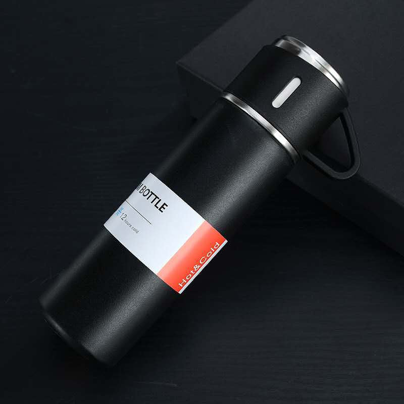 500Ml Bullet Double-Layer Stainless Steel Vacuum Thermos Coffee - enoughdream.com