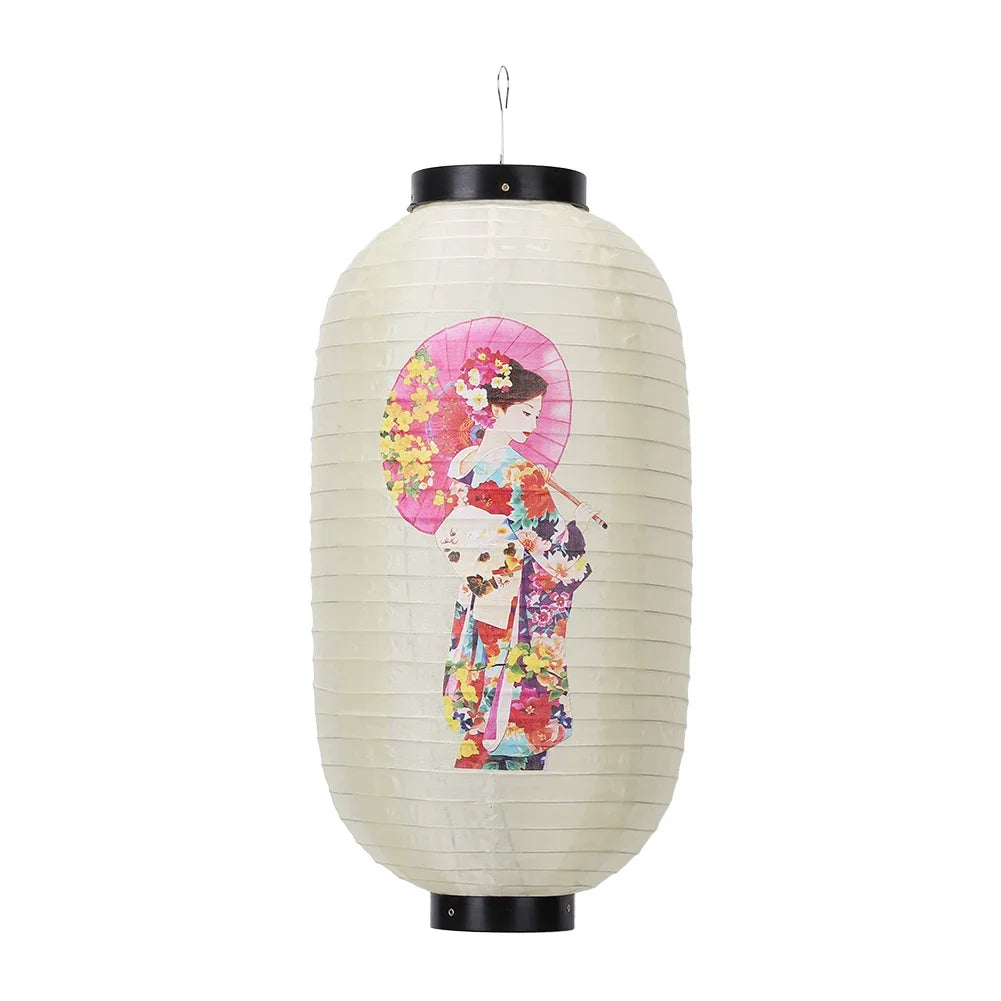Japanese Lantern Waterproof Traditional Decoration 10 Inch