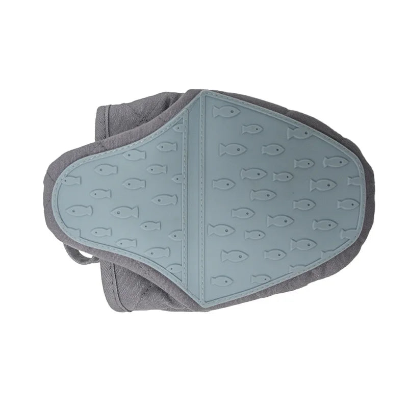 Fish  Shaped Silicone Anti Scald Oven Gloves Kitchen