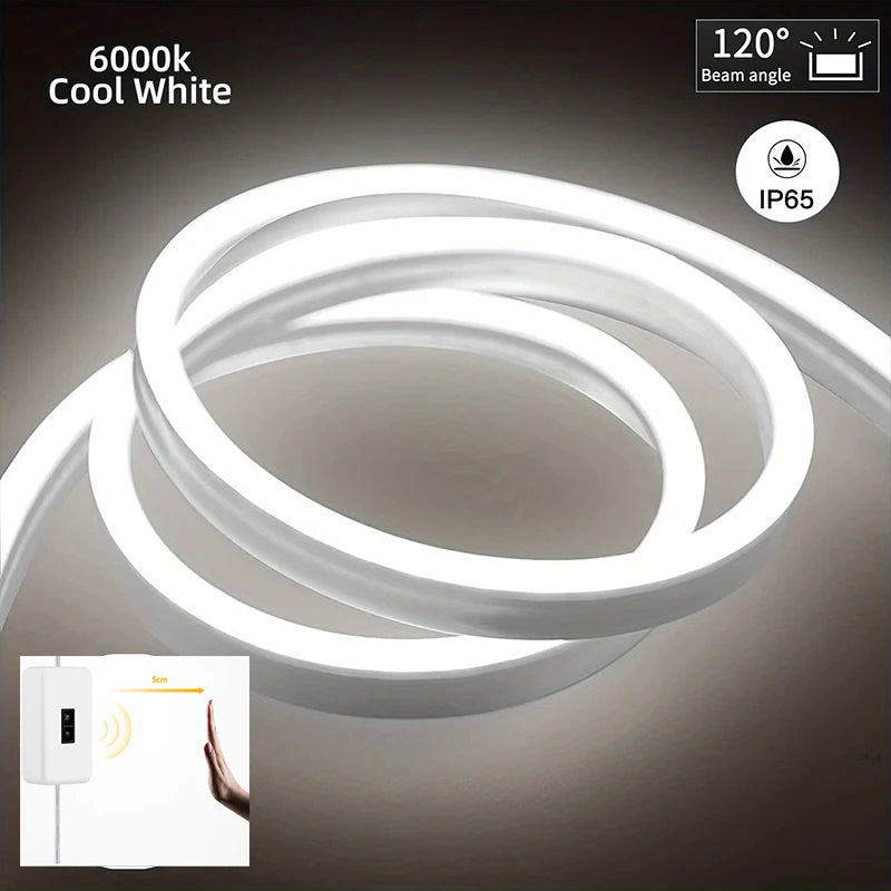 Neon LED Light Strip 5V USB Smart Gesture Sensor