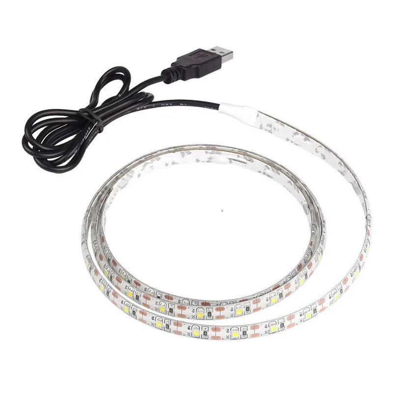 USB LED Strip Light 5V 3528  Warm Cool White Pink Green Blue Red