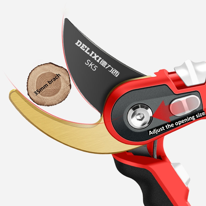 Delixi SK5 Steel Gardening Fruit Tree Pruning Shears Garden - enoughdream.com