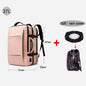 Travel Backpack Men Business Aesthetic Backpack School Expandable USB - enoughdream.com