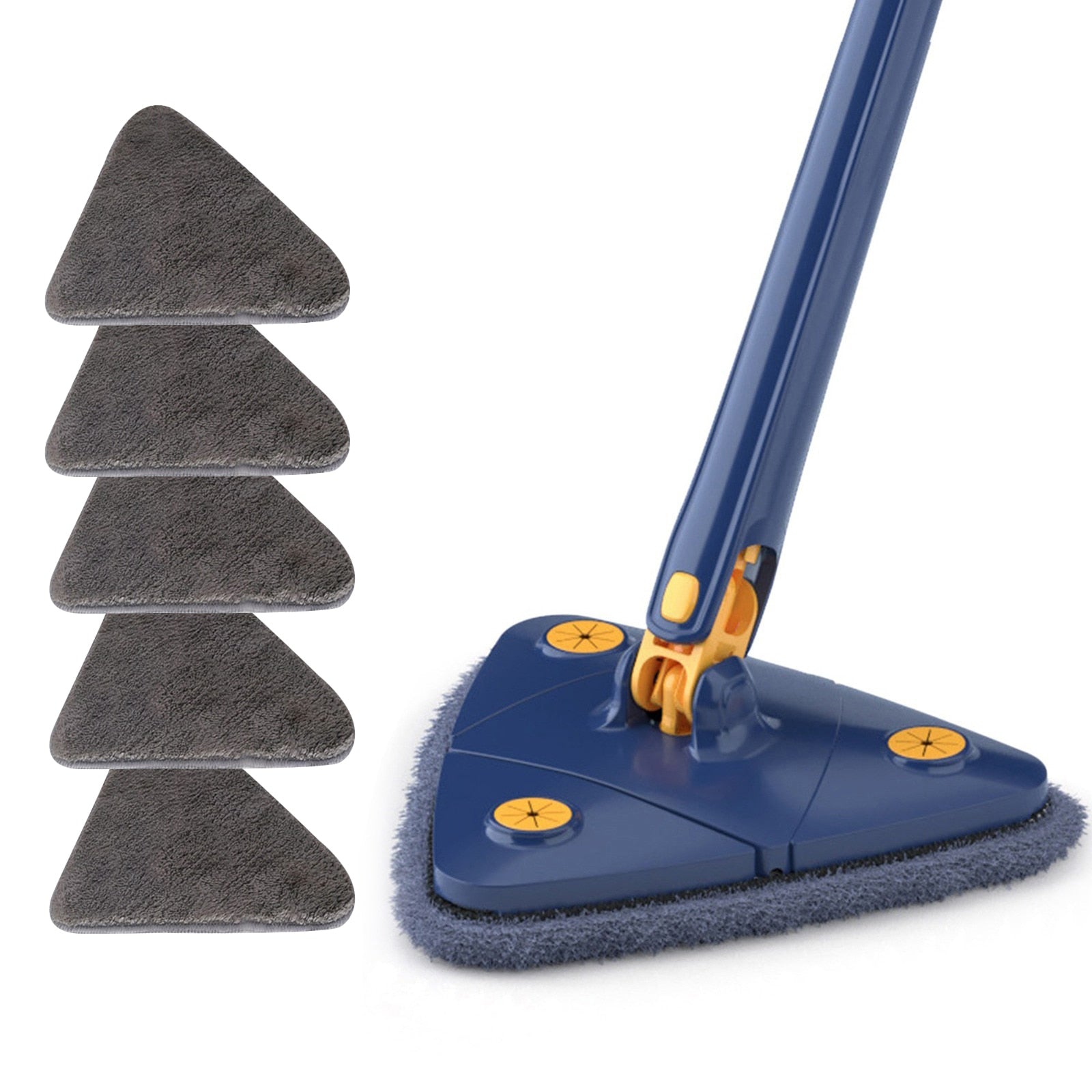 Triangle 360 Cleaning Mop Telescopic Household Ceiling Cleaning Brush - enoughdream.com