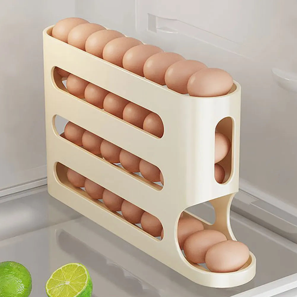 Layers Automatic Rolling Egg Holder Rack Fridge