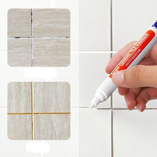 Color White Waterproof Tile Marker Grout Pen Wall Seam Pen - enoughdream.com