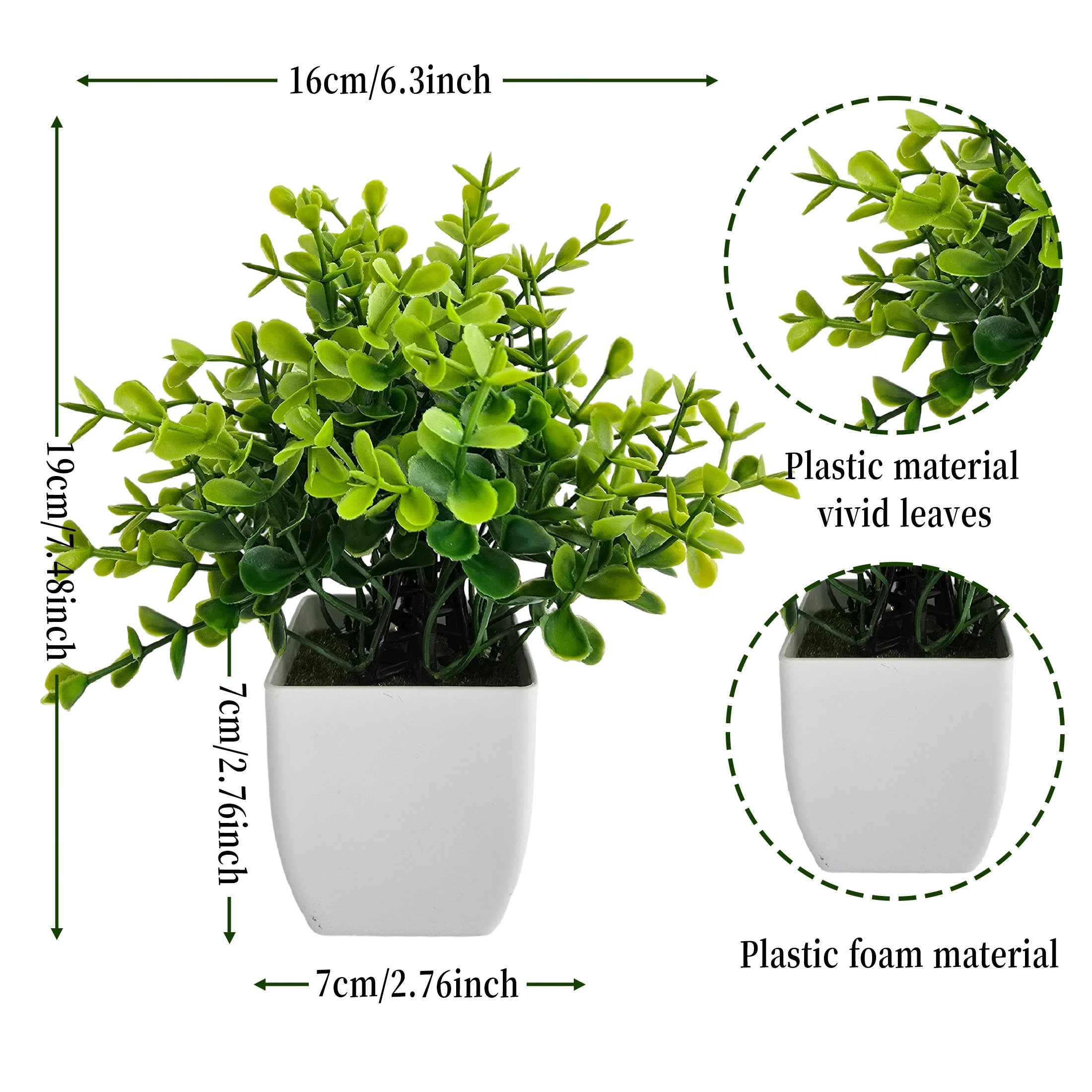 Artificial Christmas Tree, Green Potted Plants, Kitchen