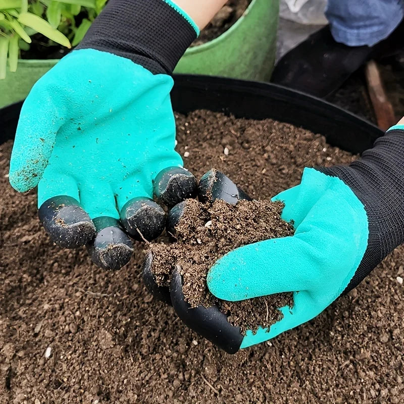 Garden Gloves With Claws  Dig, Plant, Weed