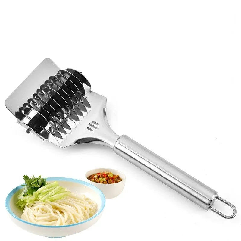Manual Stainless Steel Spaghetti Cutter Macaroni Dough Machine