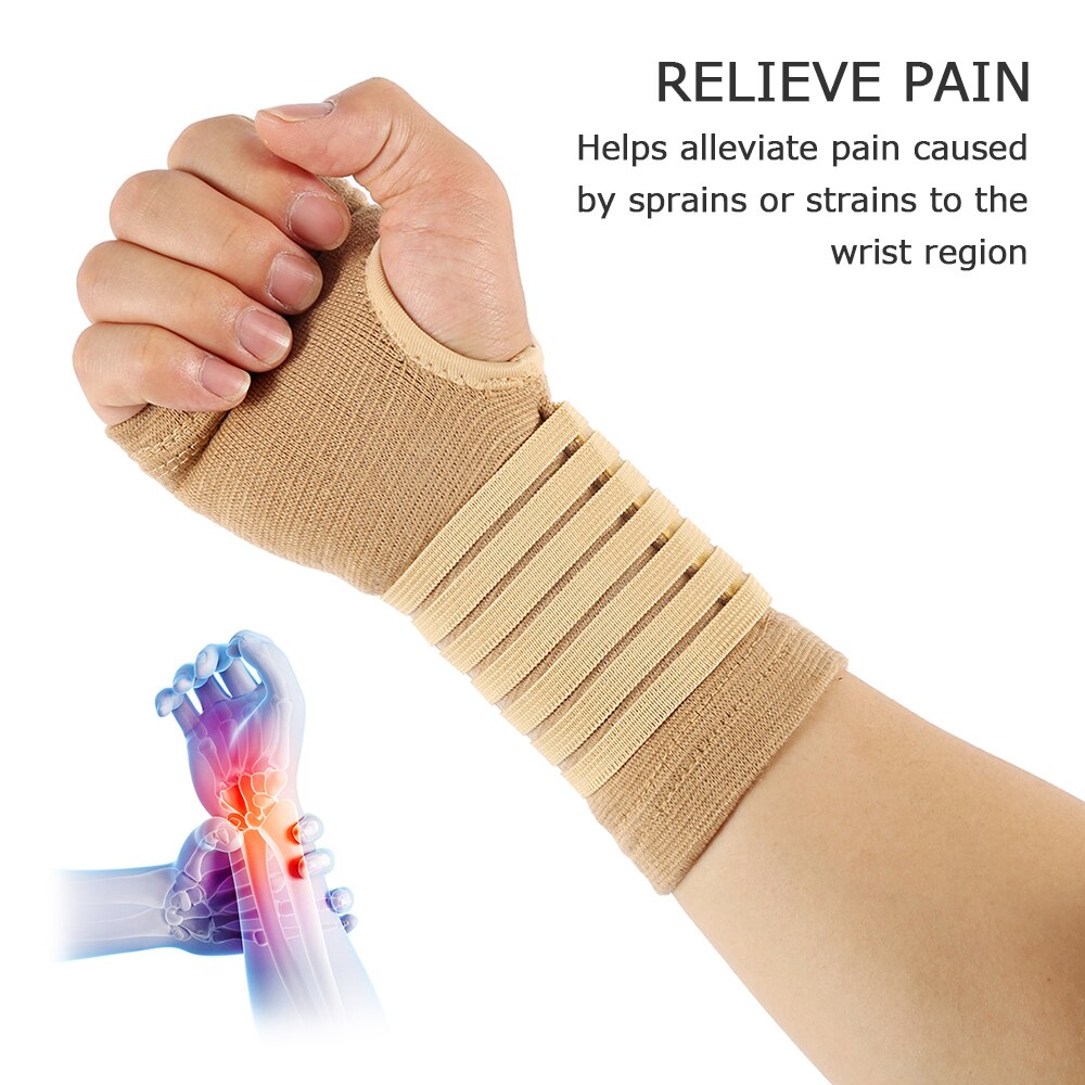 Elastic Bandage Wrist Guard Support Arthritis Sprain - enoughdream.com