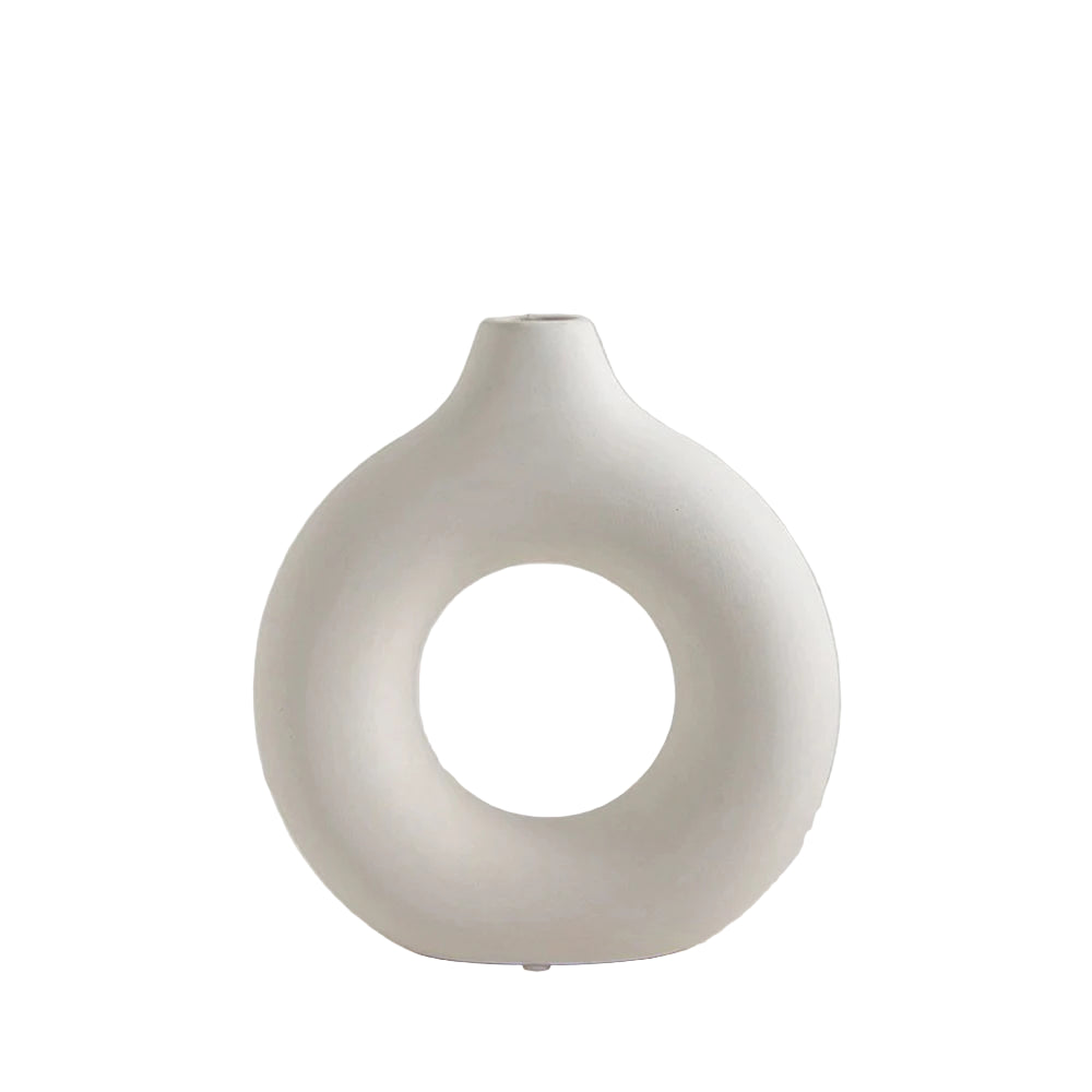 Nordic Vase Circular -  Vase For Home Living Room Decoration