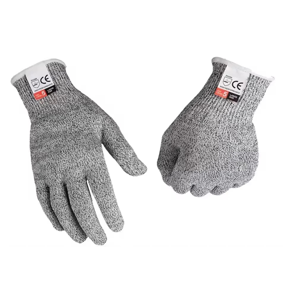 HPPE Protective Gloves for Glass Cutting, Scratch Resistance & Safety