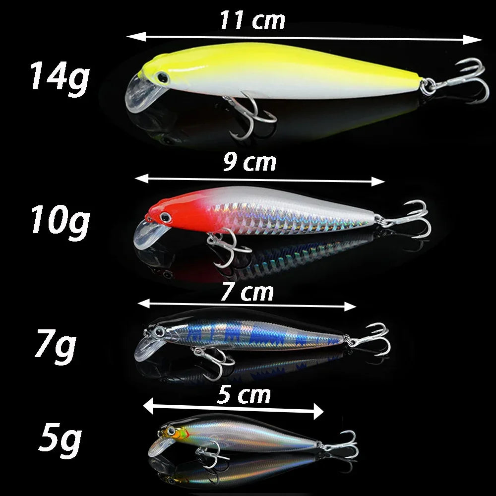 Sinking Minow 5-14g Jerkbait Fishing Lure Professional - enoughdream.com