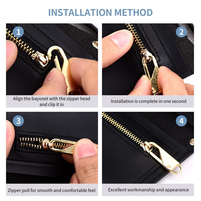 Zipper Slider Puller Instant Zipper Repair Kit Replacement - enoughdream.com