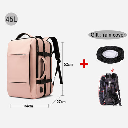 Travel Backpack Men Business Aesthetic Backpack School Expandable USB - enoughdream.com