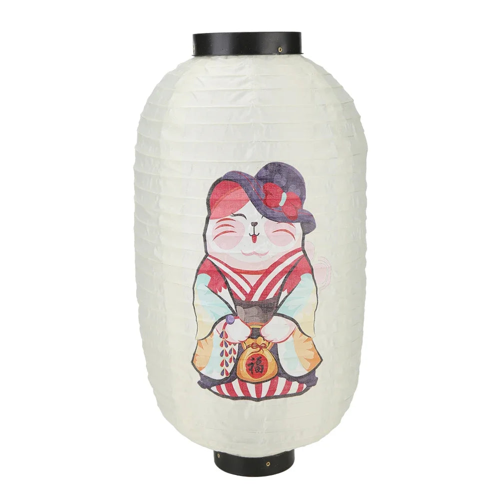 Japanese Lantern Waterproof Traditional Decoration 10 Inch