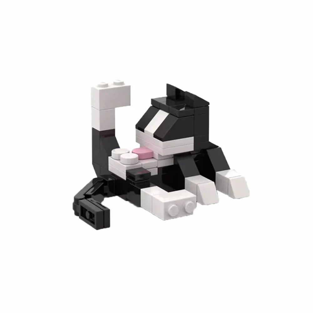 Moc Cat Animal Series Building Blocks Educational Toys - Creative Birthday Gift