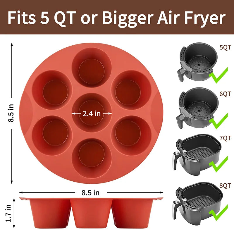 Silicone Muffin Pans Air Fryer Mould