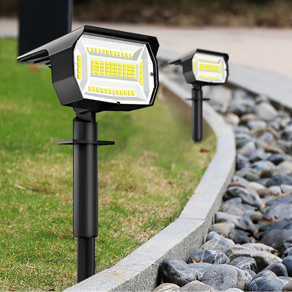 LED Solar Landscape Spotlights IP65 Waterproof Solar  Garden