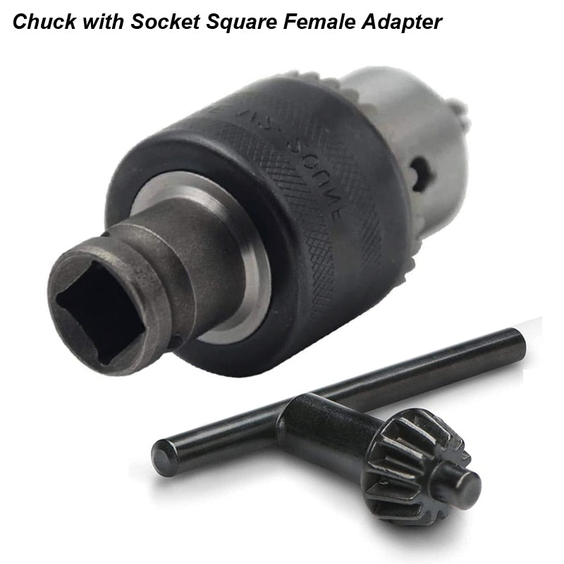1.5-13mm Converter 1/2"-20UNF Key Drill Chuck Thread Quick Change Adapter - enoughdream.com