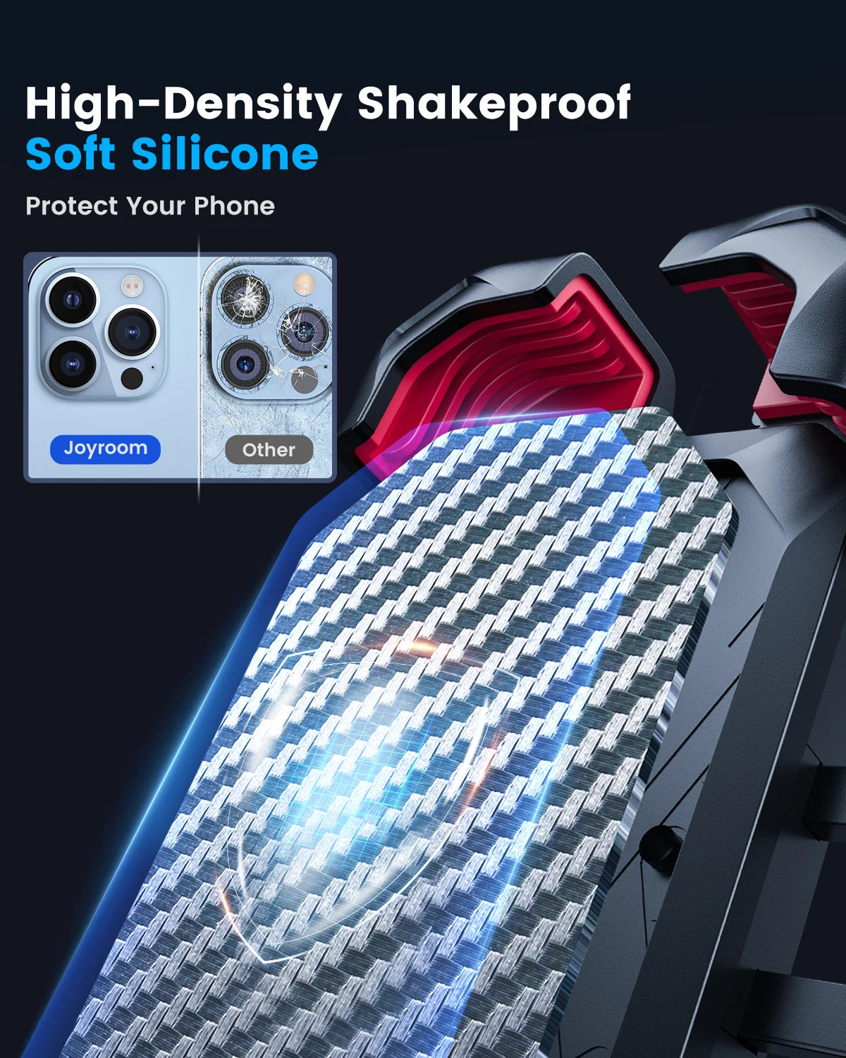 Joyroom Universal Bike Phone Holder 360° - View Bicycle Phone Holder for 4.7-7