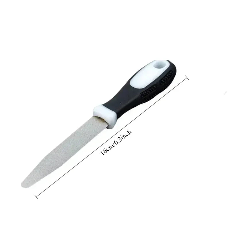 Diamond sharpening stone with one stone and two birds