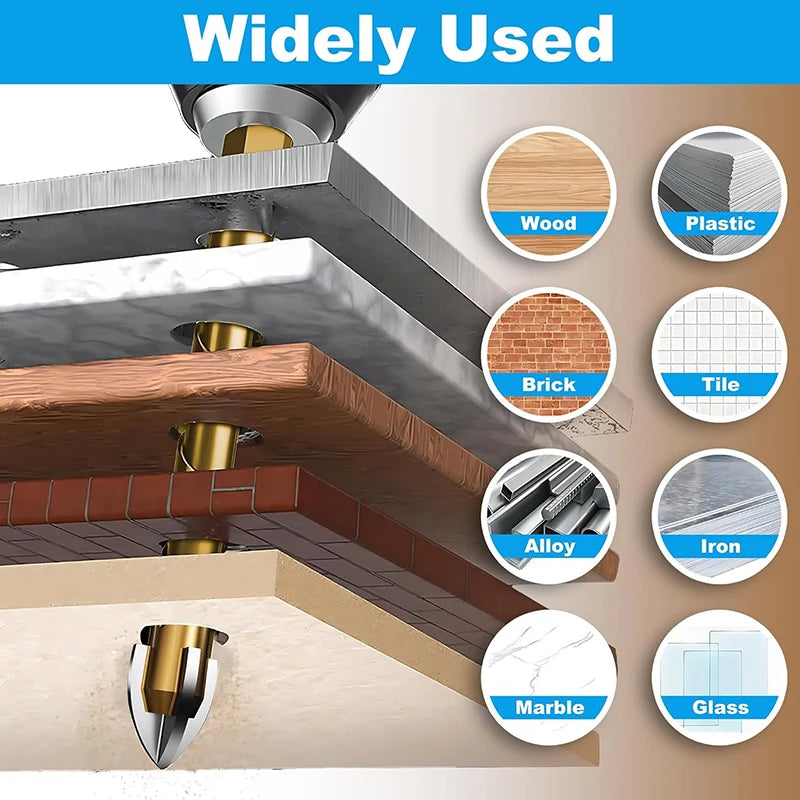 Drill Bits for Porcelain Ceramic Tile Concrete Glass Drilling Tools