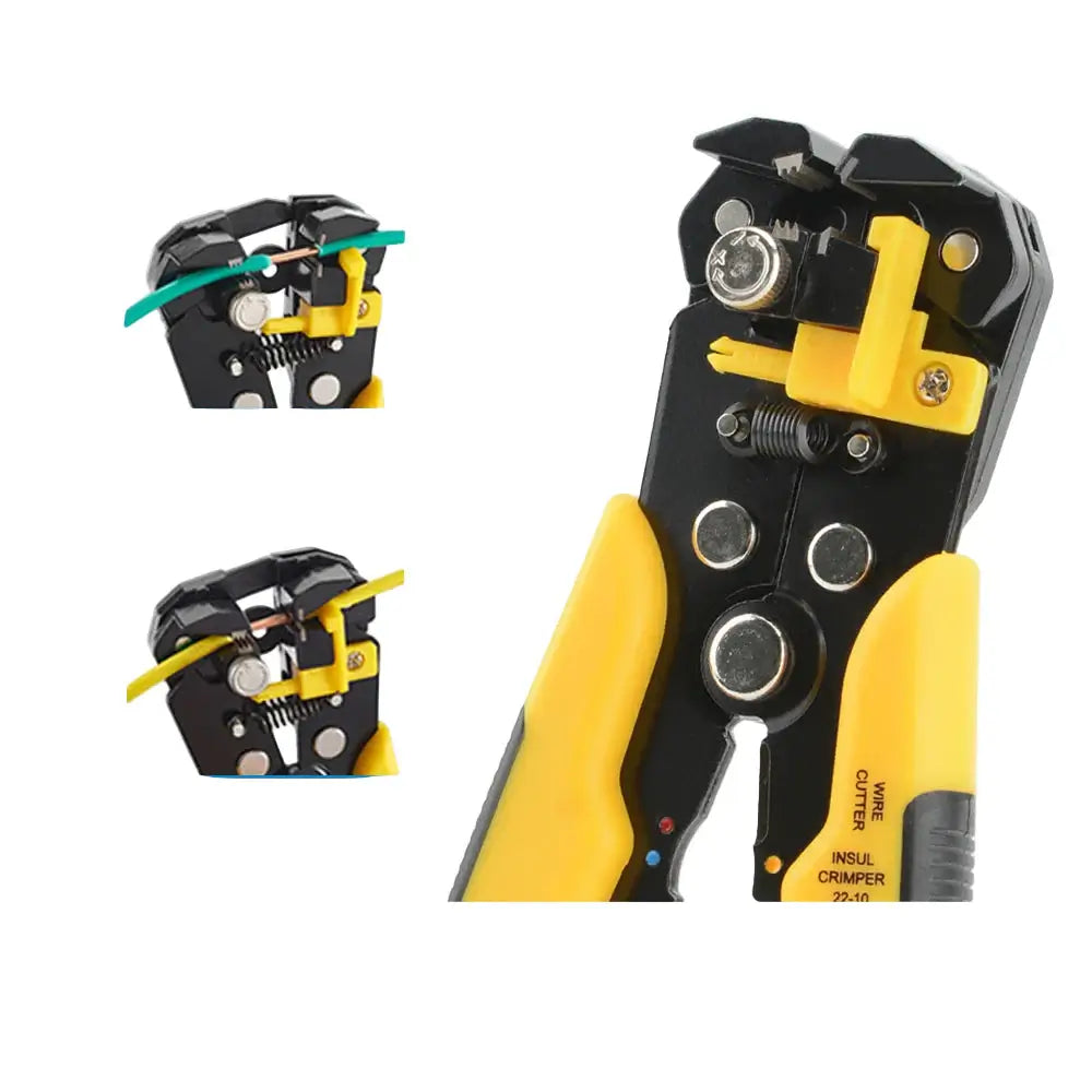 Automatic adjustable cable cutter crimper, multifunctional wire stripper