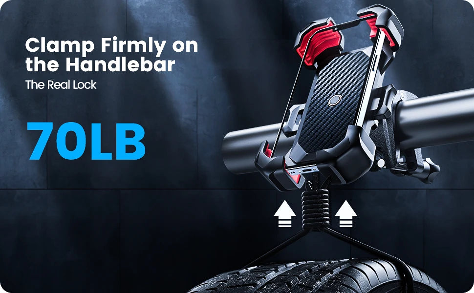 Joyroom Universal Bike Phone Holder 360° - View Bicycle Phone Holder for 4.7-7