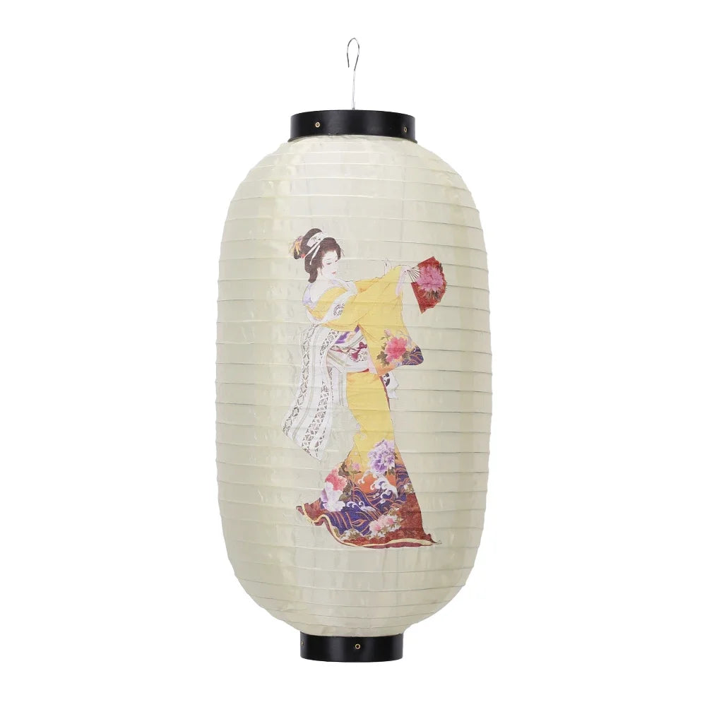 Japanese Lantern Waterproof Traditional Decoration 10 Inch