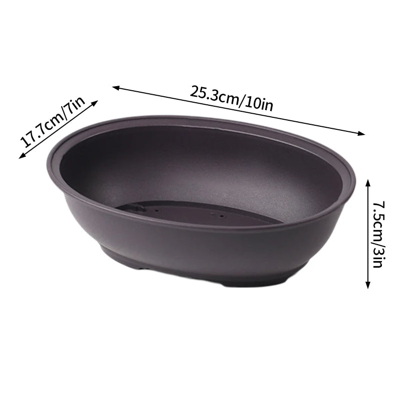 Garden Landscape Bonsai Pot Trays Rectangular Square Planter