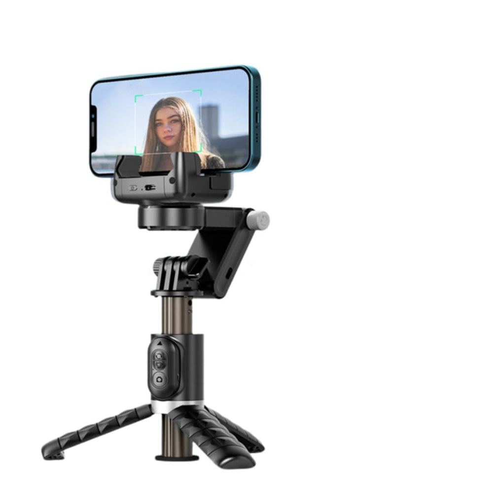360 Rotation Following shooting Mode Gimbal Stabilizer Selfie Stick Tripod