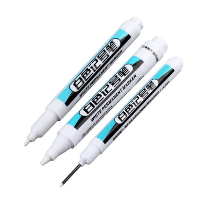 White Permanent Marker Pens 1/3Pcs - enoughdream.com