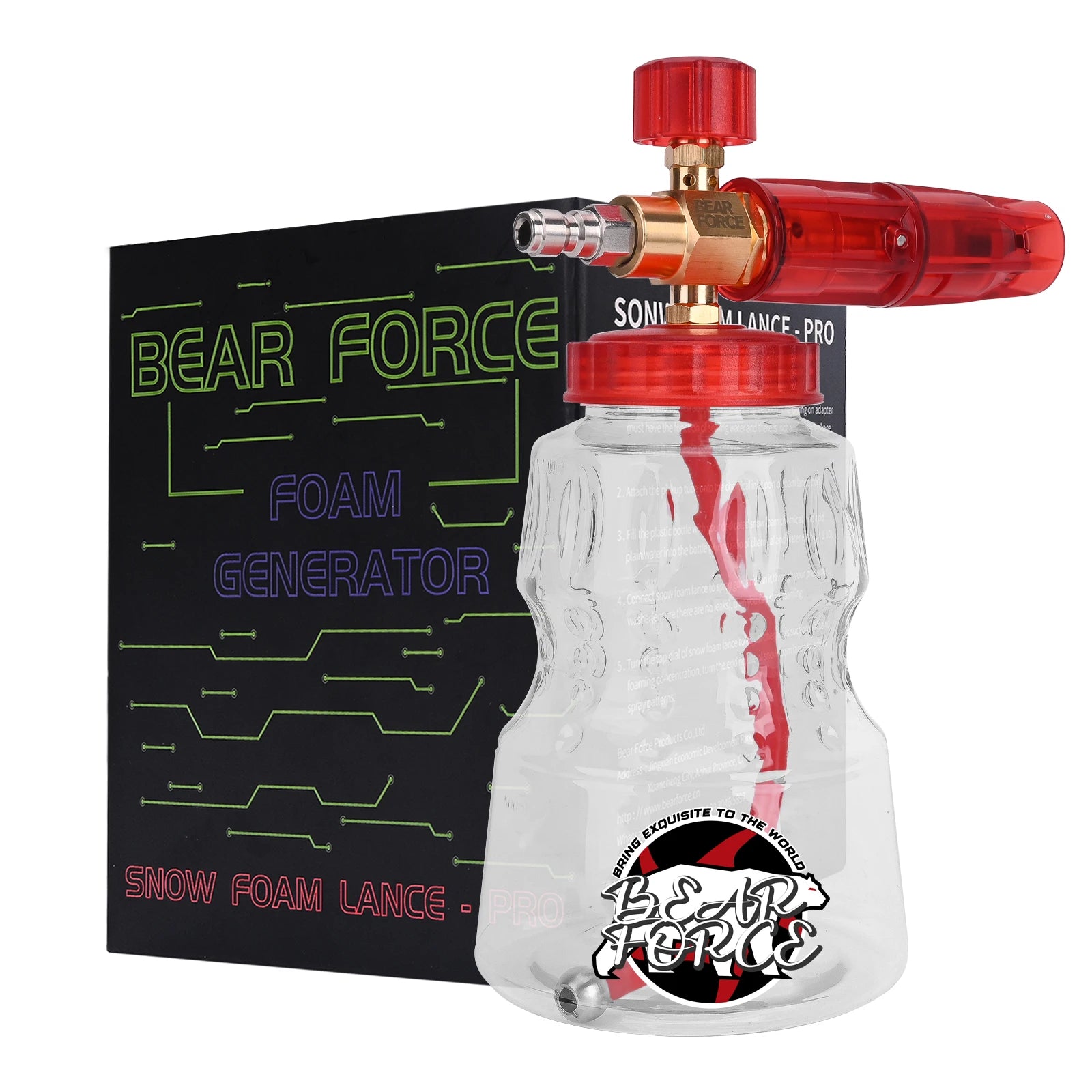 Foaming sprayer car wash