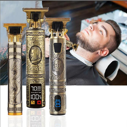 Vintage T9 Electric Hair Clipper Hair Cutting Machine Professional Men's - enoughdream.com