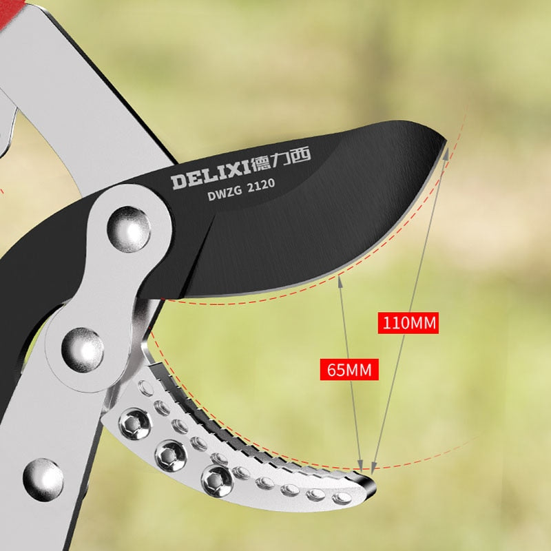 DELIXI Long Pruner Garden Branch Scissors SK5 Steel Garden - enoughdream.com