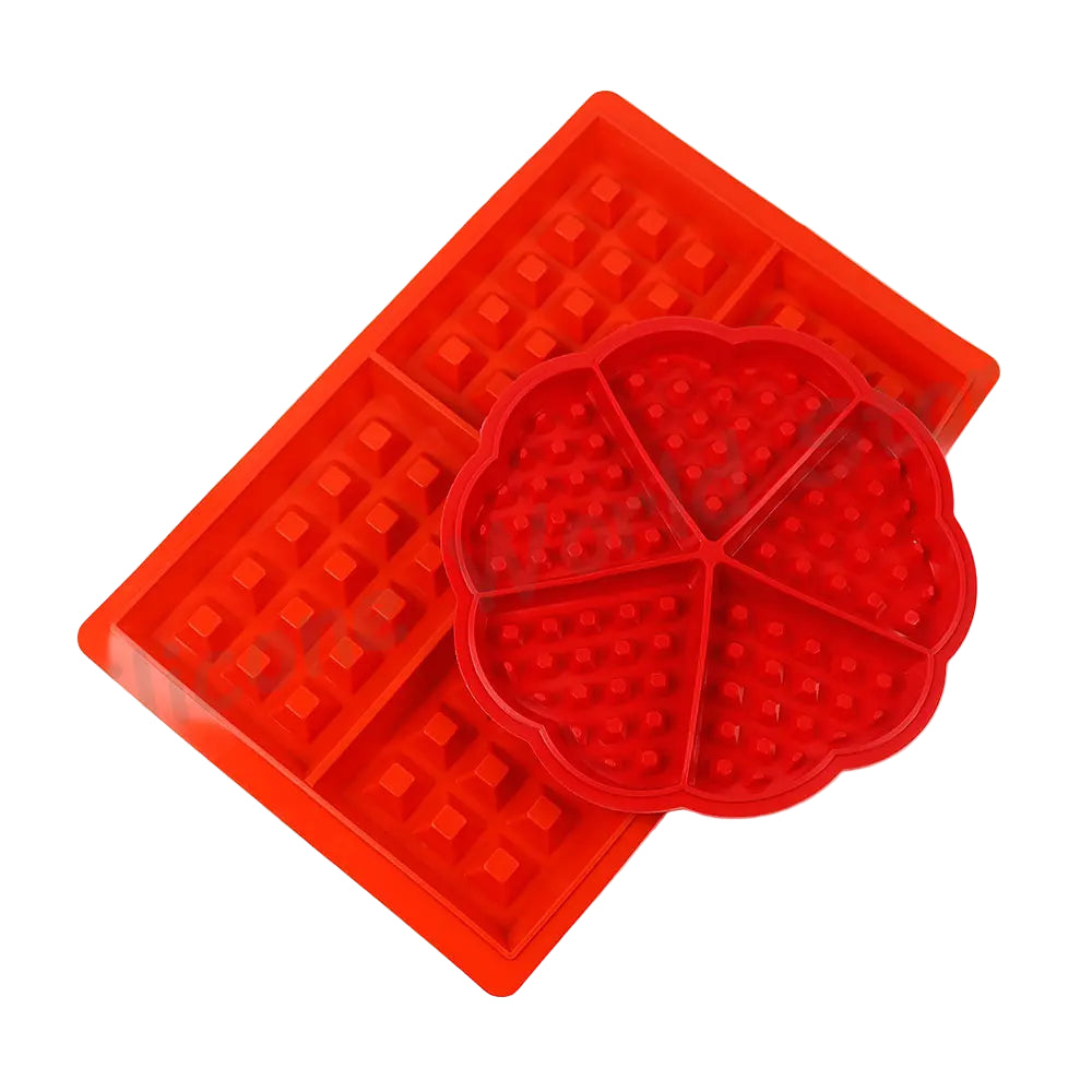 Round square silicone mold for waffle pancake cooking tools