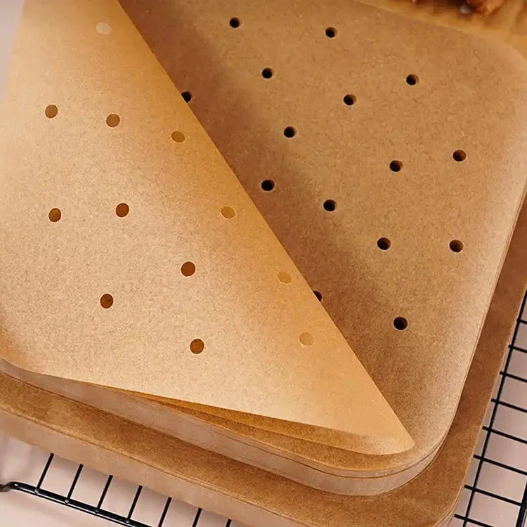 Air Fryer Paper Disposable - Liners for Oven Microwave Steaming Basket
