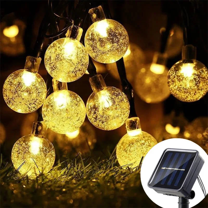 LED Solar String Lights Outdoor Waterproof Garden Decoration