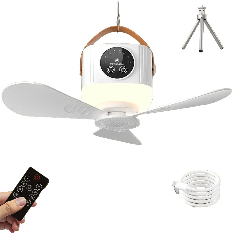 Plug-in LED Lamp Remote Control 7200mAh for Bedroom Camping