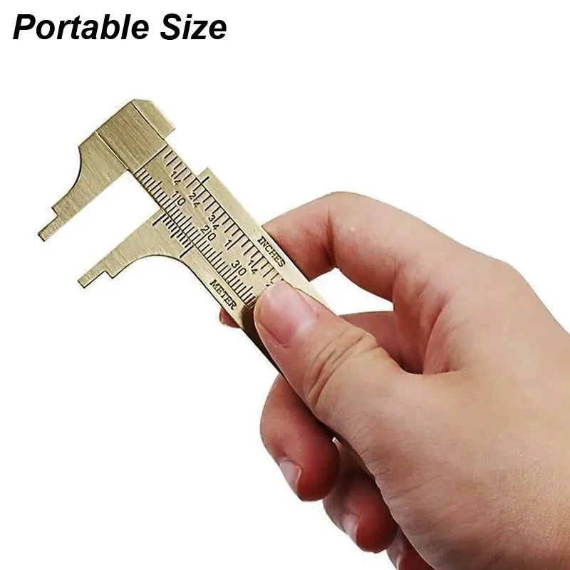 Mini  Brass Metric Imperial MM INCH Small Portale Tool