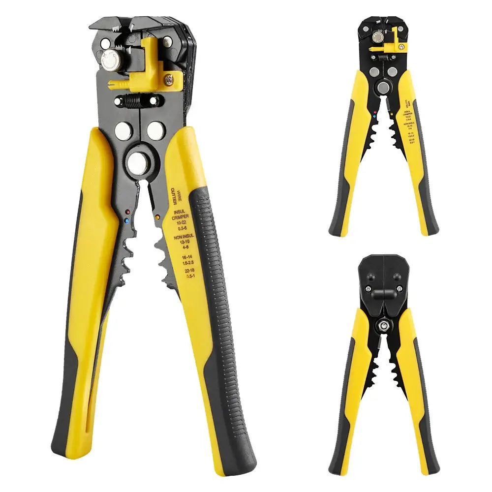 Automatic adjustable cable cutter crimper, multifunctional wire stripper